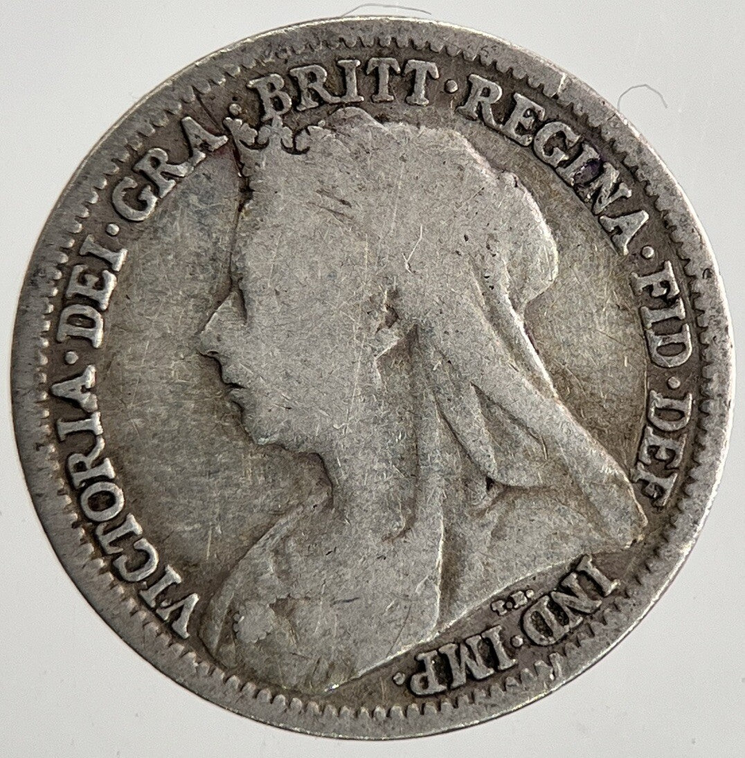 1897 Victoria Threepence Silver Coin | Collectable Grade | a9554