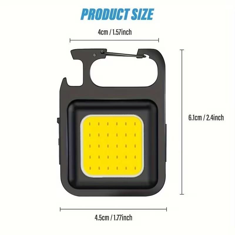 Bright Mini Flash - light Rechargeable torch Portable Outdoor Camping Hiking UK