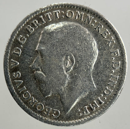 1918 George V Threepence Silver Coin | Very High Grade
