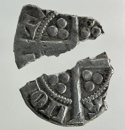 1280 - 1304 John II 2nd d’Aveses Sterling Hainaut Belgium Silver Hammered Coin