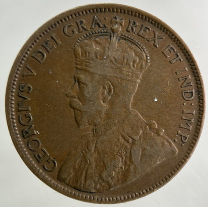 1918 Canada One Cent Coin | Fine Collectable Grade