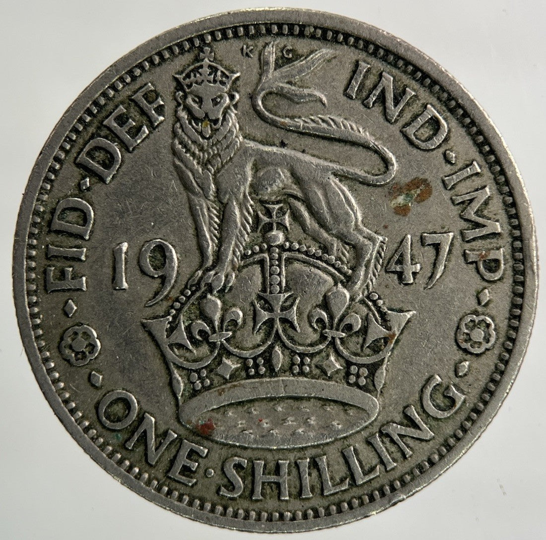 1947 George VI Shilling Coin | Fine Collectable Grade