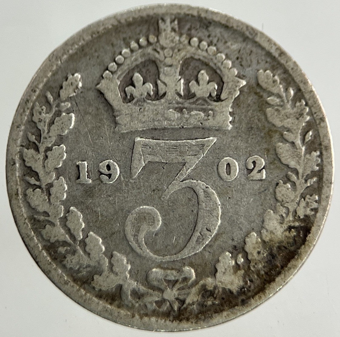 1902 Edward VII Threepence Silver Coin | Collectable Grade