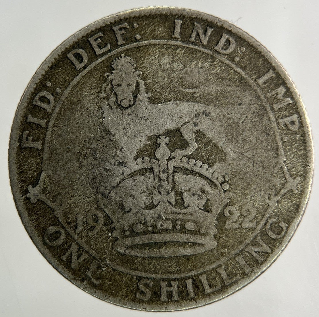 1922 George V Shilling Silver Coin | Collectable Grade