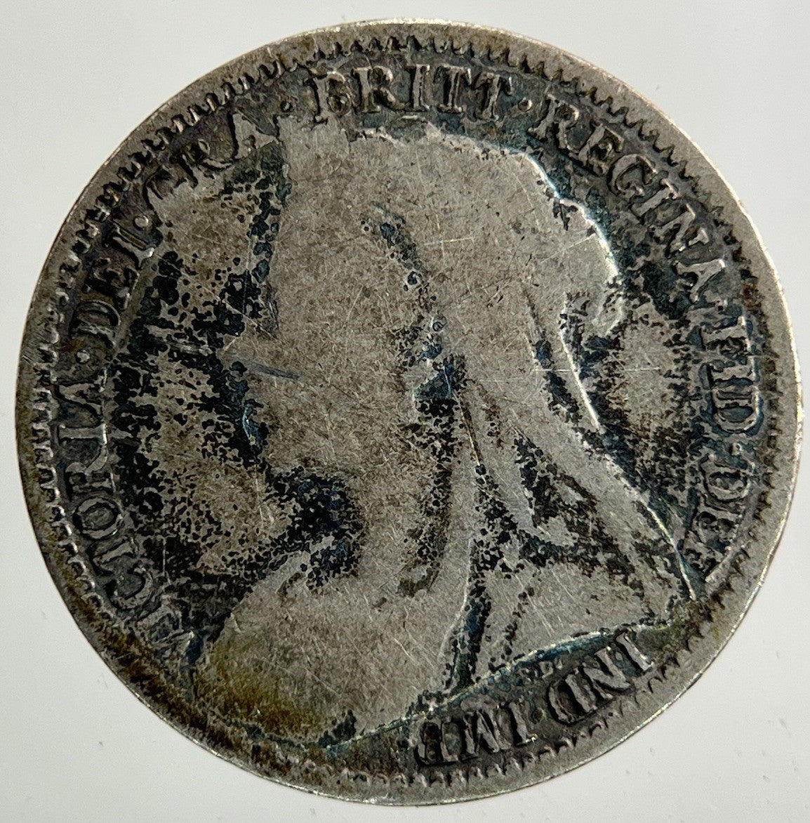 1897 Victoria Threepence Silver Coin | Collectable Grade