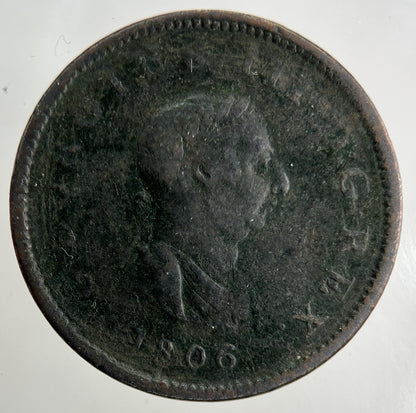 1806 George III 3rd Half - Penny Coin | Collectable Grade