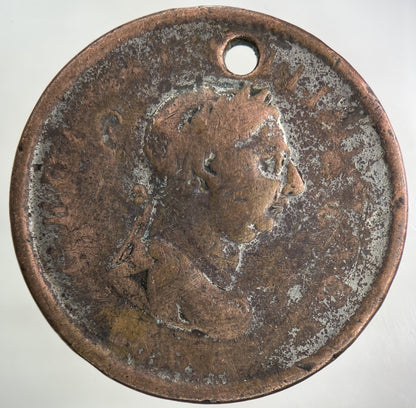 1806 George III 3rd One Penny Coin | Fair Grade