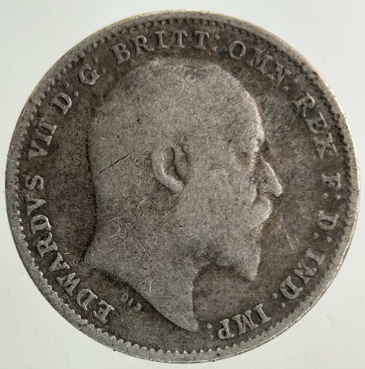 1908 Edward VII Threepence Silver Coin | Fine Collectable Grade