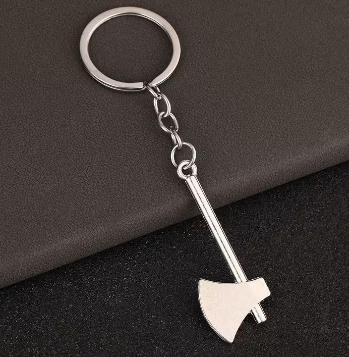 Mini Metal Wood Cutter Lumberjack Axe Tool Keyring Premium Keychain Gift UK