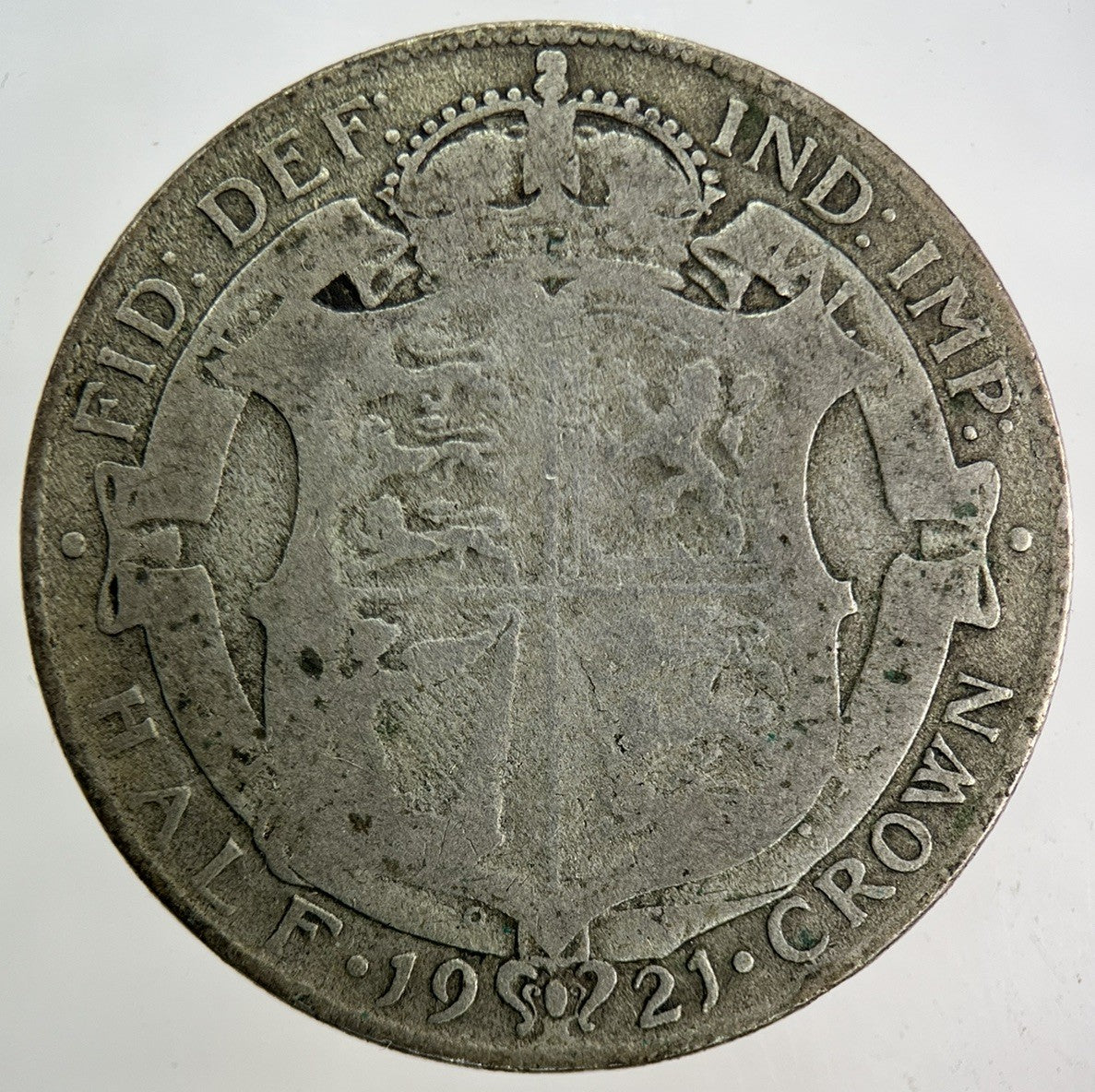 1921 George V Half - Crown Silver Coin | Collectable Grade