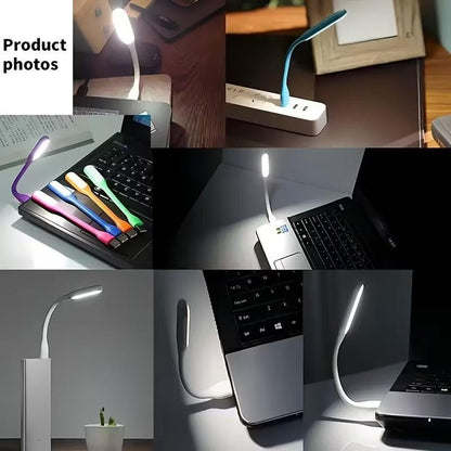 Pink Travel USB LED Bending Torch Flash - Light Night Reading Light UK Stock