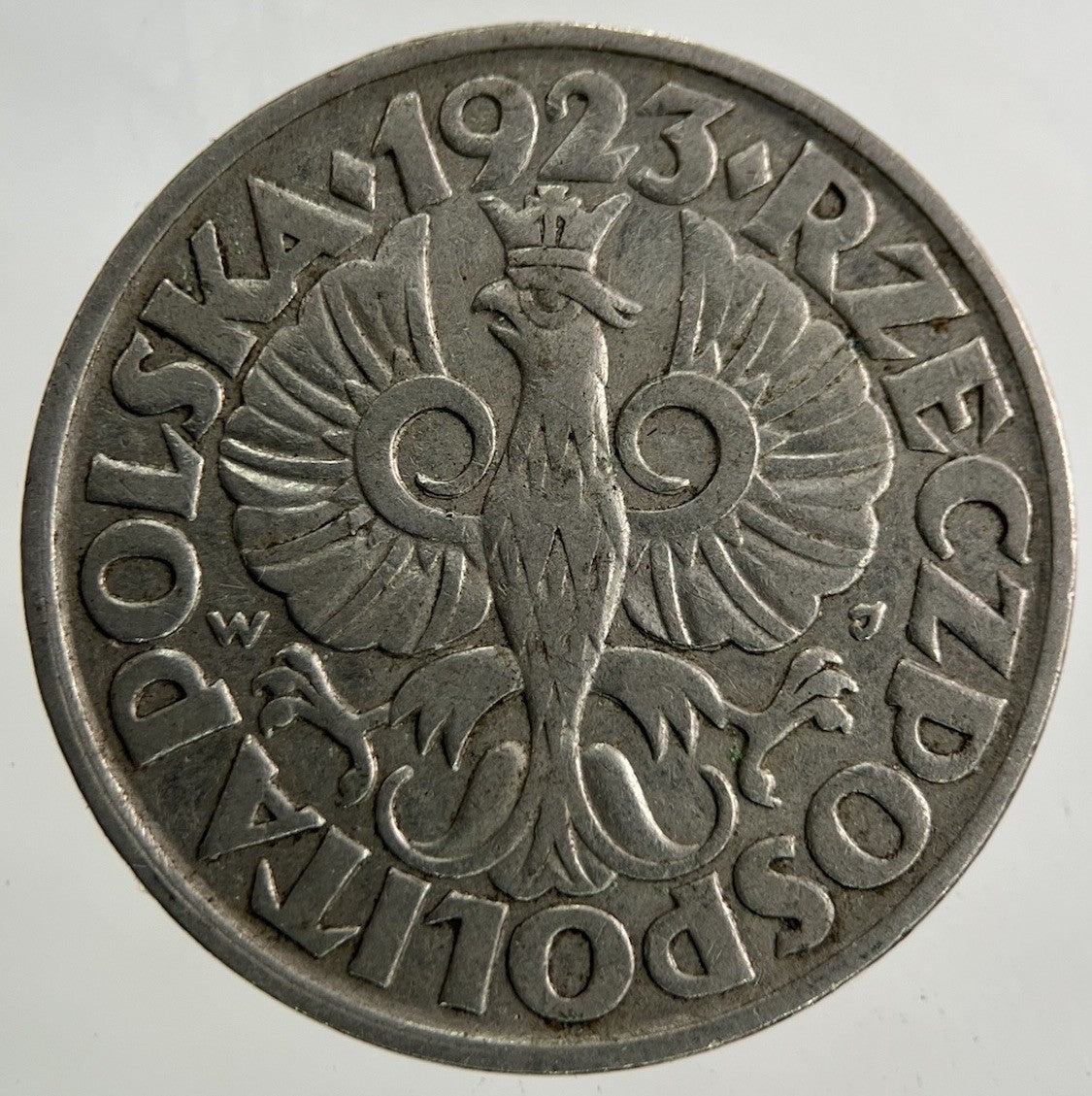 1923 Poland 50 Groszy Coin | Fine Collectable Grade