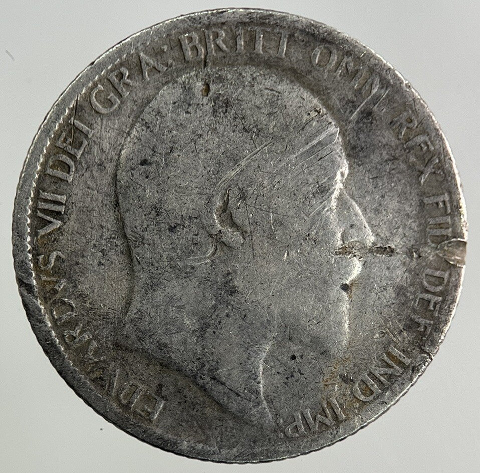 1907 Edward VII Sixpence Silver Coin | Collectable Grade