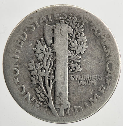 1923 US USA Mercury Dime Silver Coin | Collectable Grade | a9334