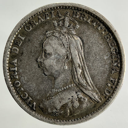 1887 Victoria Threepence Silver Coin | Fine Collectable Grade