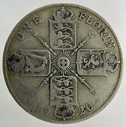 1920 George V Florin Silver Coin | Collectable Grade