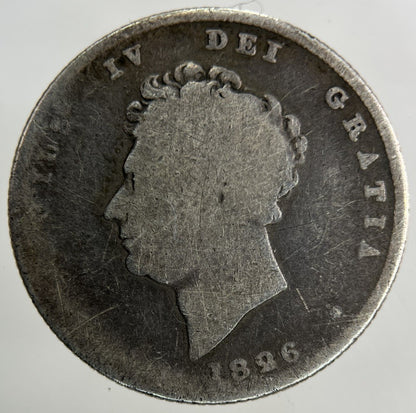 1826 George IV Shilling Silver Coin | Collectable Grade