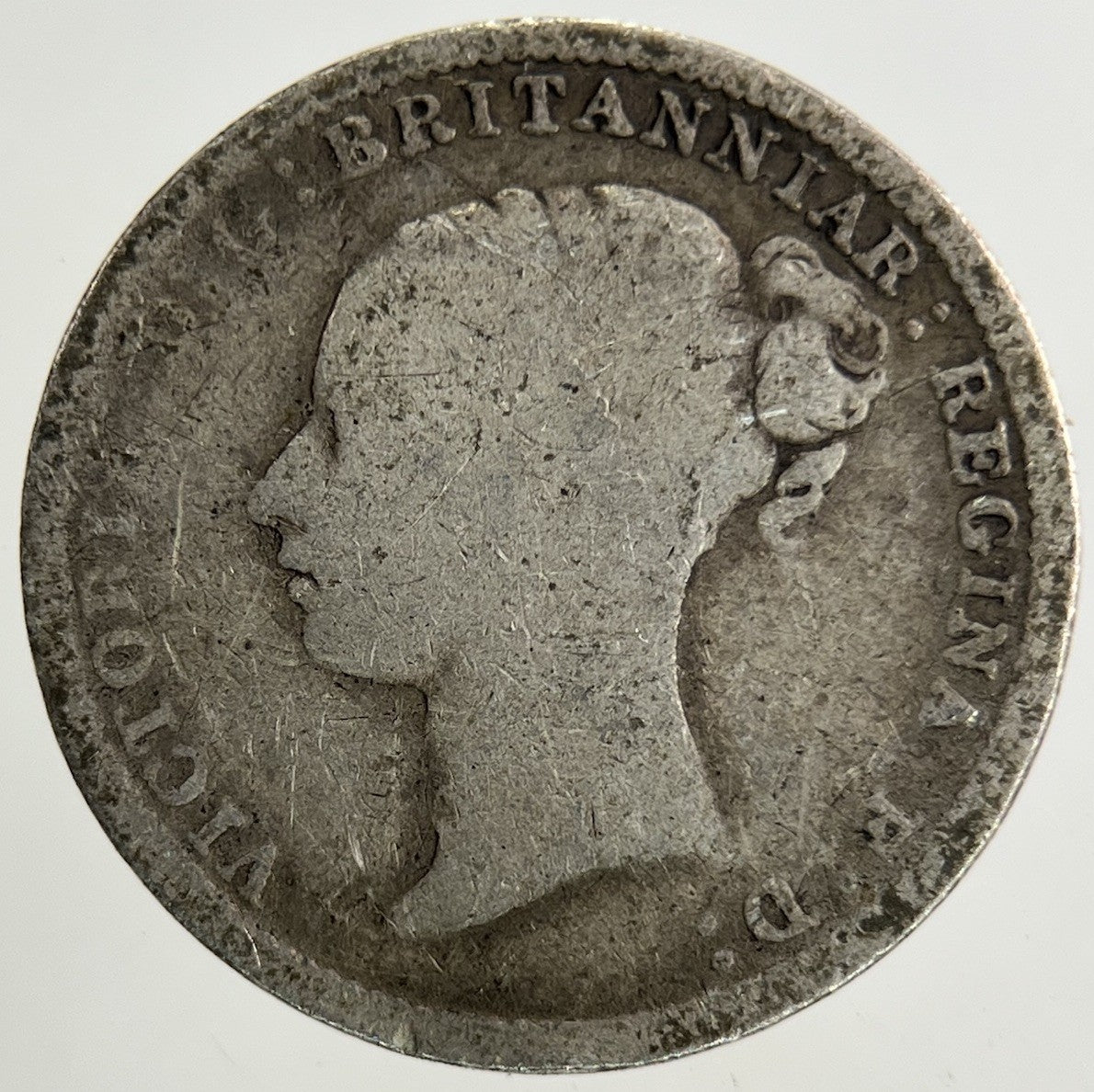 1885 Victoria Threepence Silver Coin | Collectable Grade