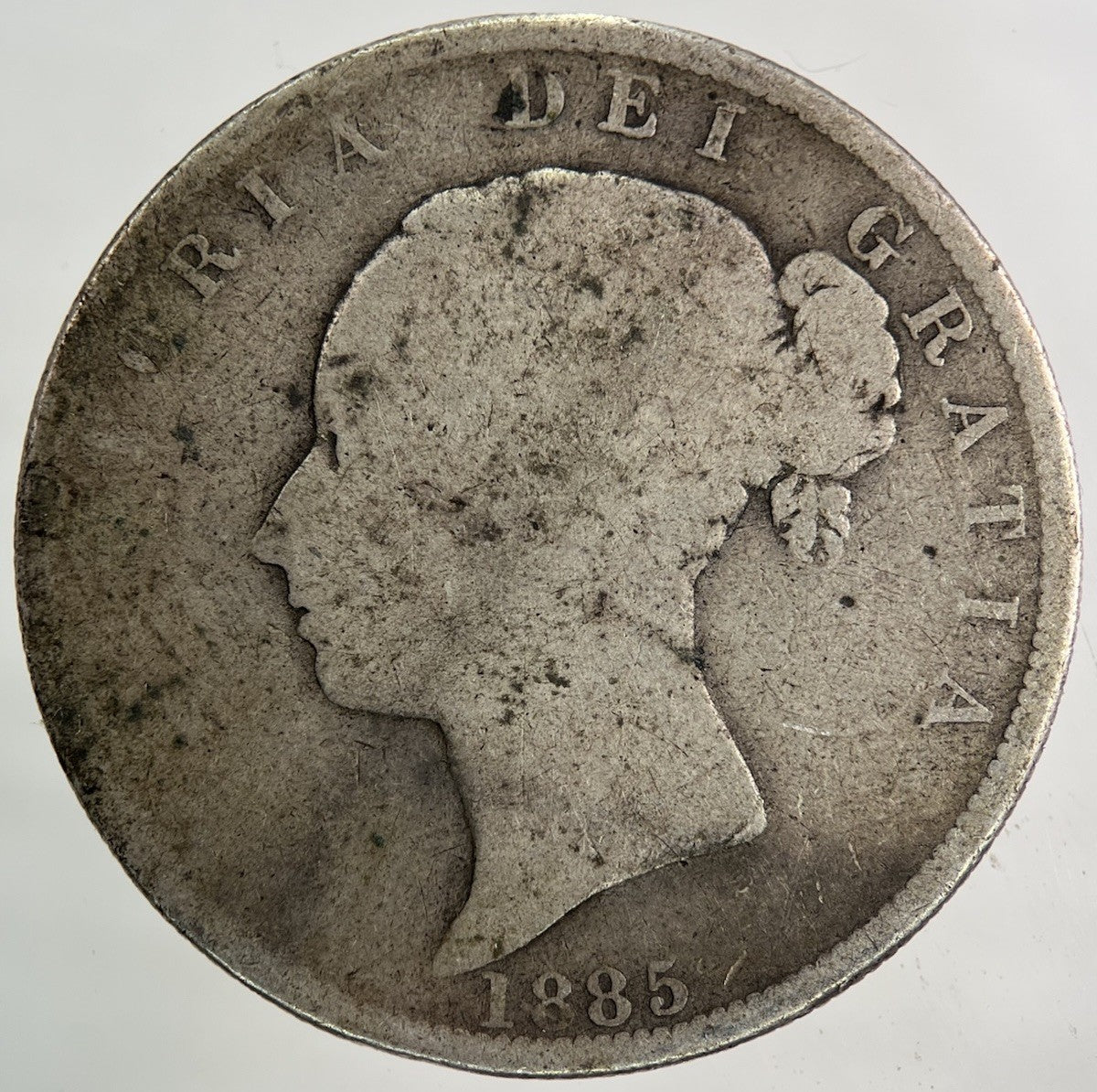 1885 Victoria Half - Crown Silver Coin | Collectable Grade