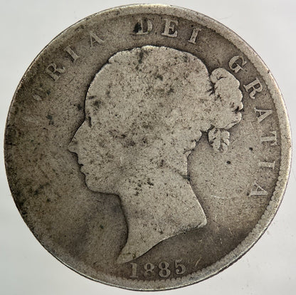 1885 Victoria Half - Crown Silver Coin | Collectable Grade