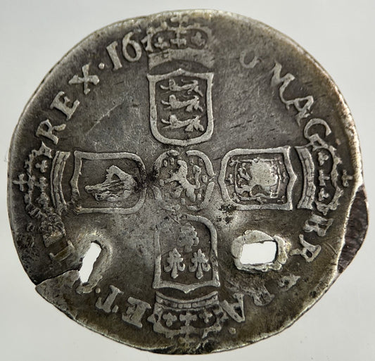 1696 William III 3rd Sixpence Silver Coin | Collectable Grade