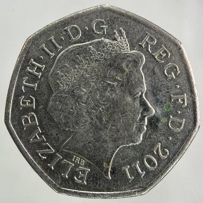 2011 London Olympics Boxing 50p Fifty - Pence Coin | Fine Collectable Grade