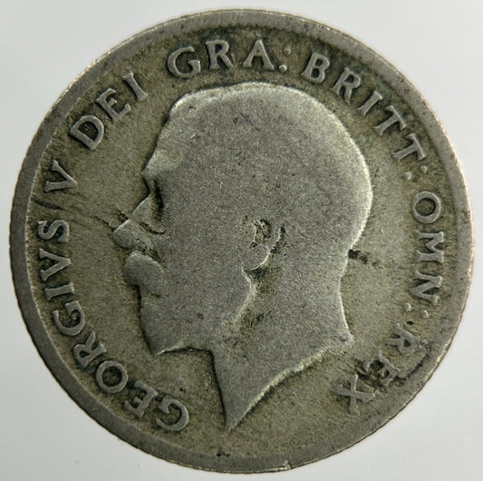 1922 George V Sixpence Silver Coin | Fair Grade