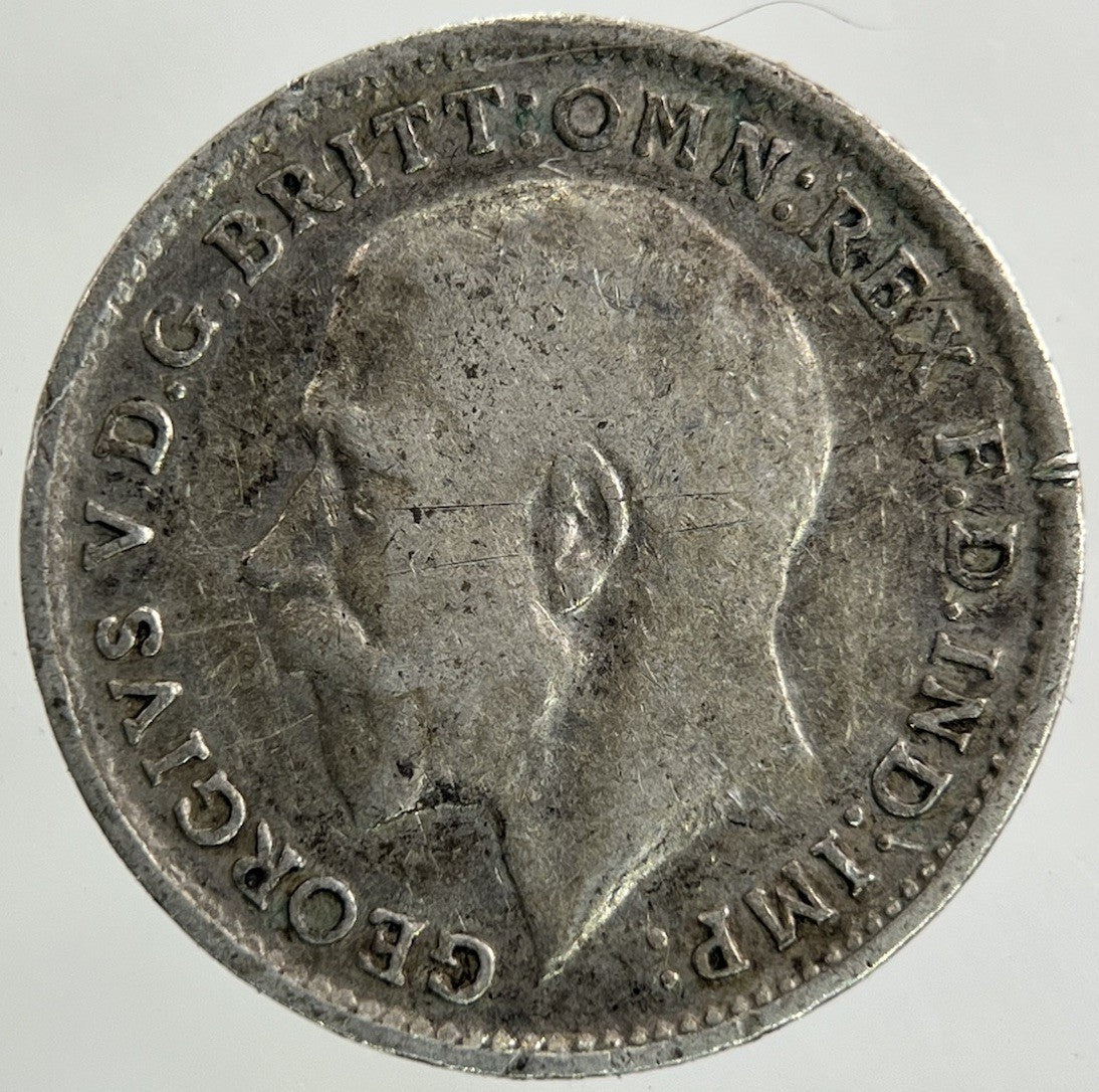 1918 George V Threepence Silver Coin | Fine Collectable Grade