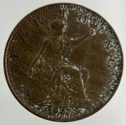 1927 George V Farthing Coin | Collectable Grade