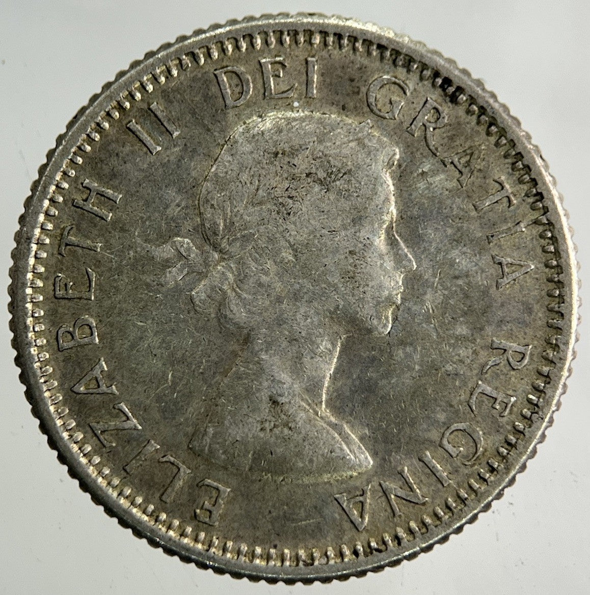 1956 Canada 10 Cents Silver Coin | Fine Collectable Grade