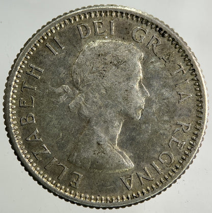 1956 Canada 10 Cents Silver Coin | Fine Collectable Grade