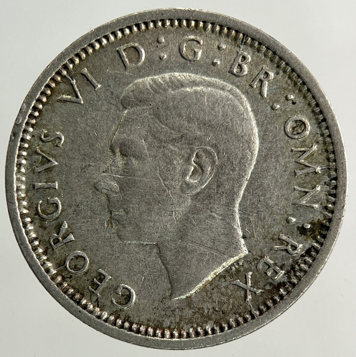 1941 George VI Threepence Silver Coin | Fine Collectable Grade