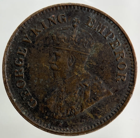 1915 India 1/2 Half Pice Coin | Very High Grade