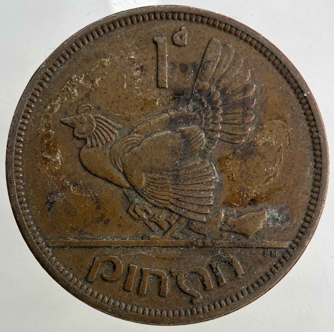 1941 Irish Ireland One Penny Coin | Fine Collectable Grade
