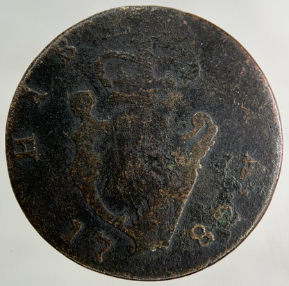 1782 Irish Half - Penny Coin | Collectable Grade