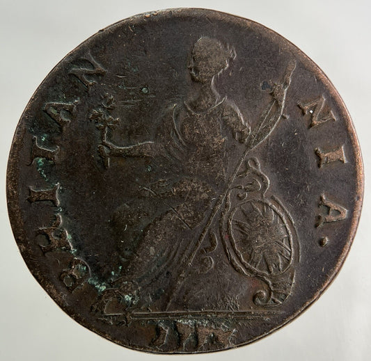 1775 George III 3rd Half - Penny Coin | Fine Collectable Grade