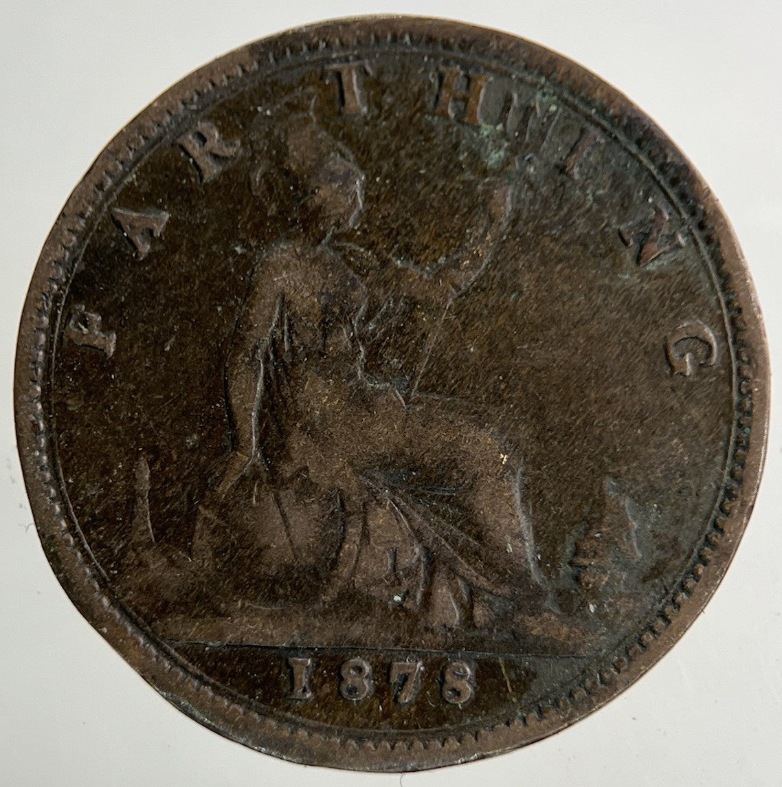1878 Victoria Farthing Coin | Collectable Grade