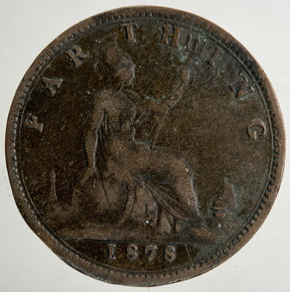 1878 Victoria Farthing Coin | Collectable Grade