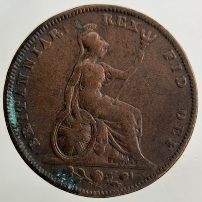 1834 William IV Farthing Coin | Collectable Grade