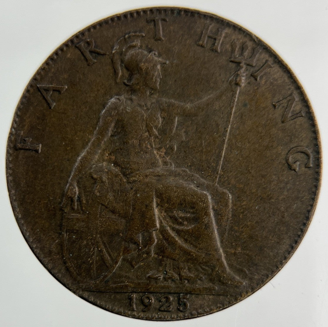 1925 George V Farthing Coin | Fine Collectable Grade
