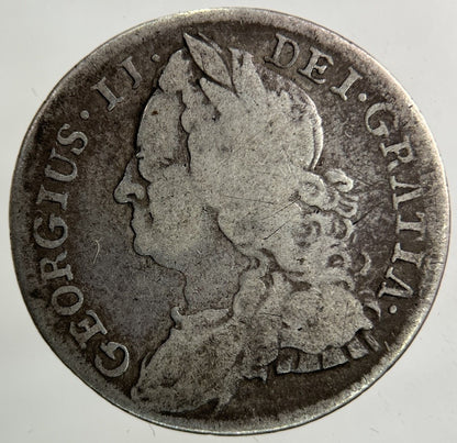 1745 George II 2nd Roses Sixpence Silver Coin | Fine Collectable Grade