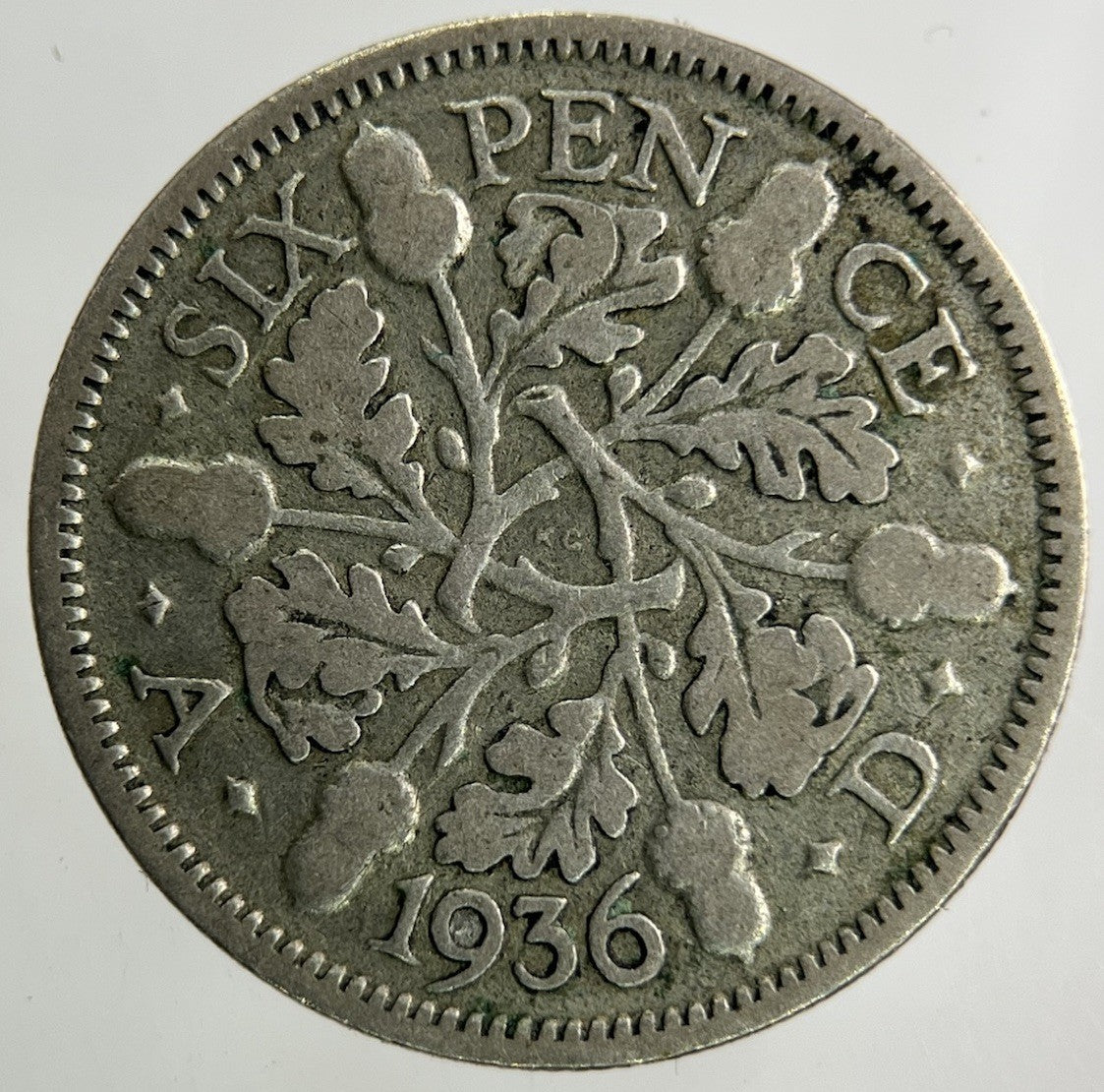 1936 George V Sixpence Silver Coin | Collectable Grade