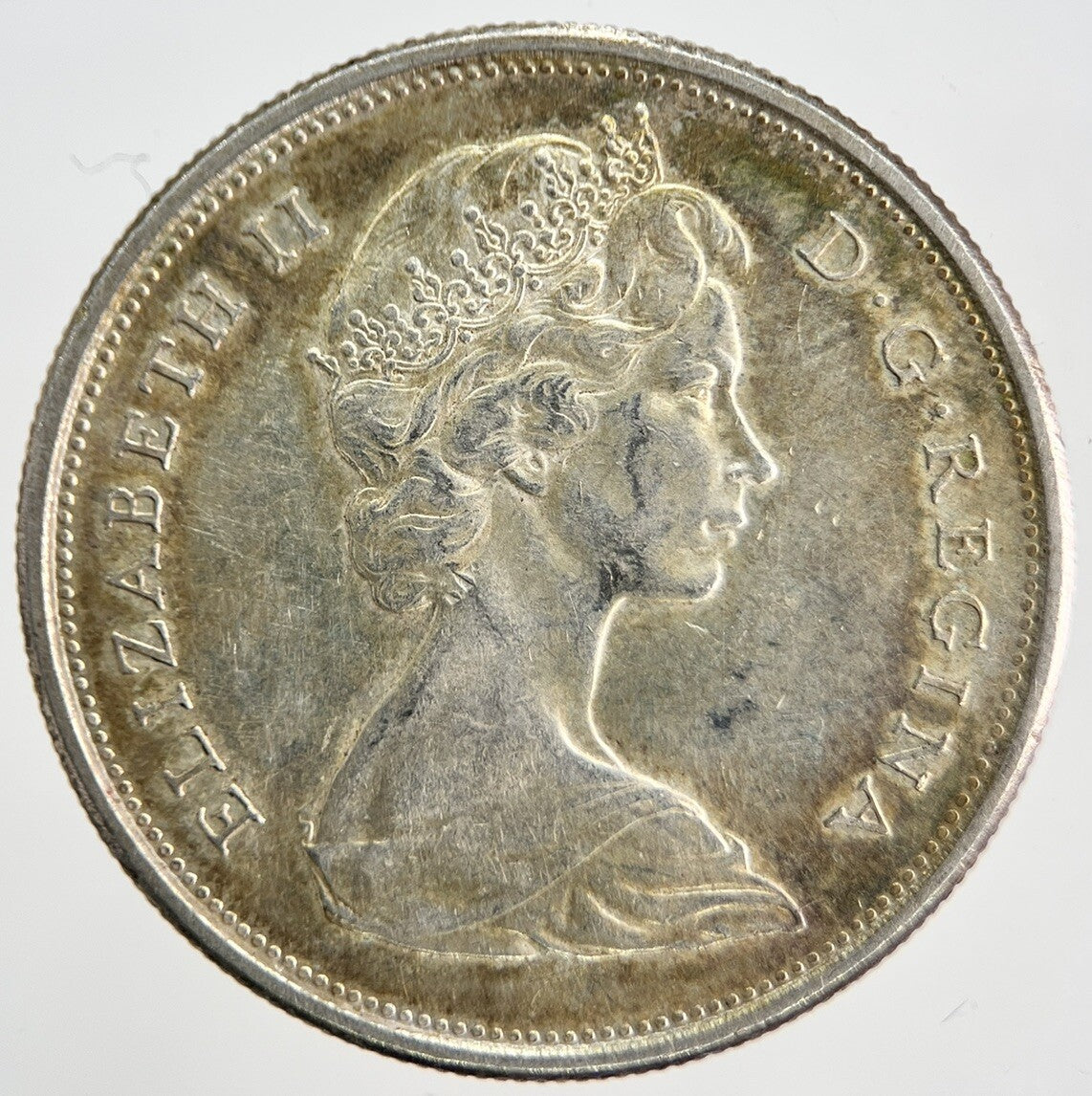 1966 Canadian 50 Cents Silver Coin | Very High Grade | a1846