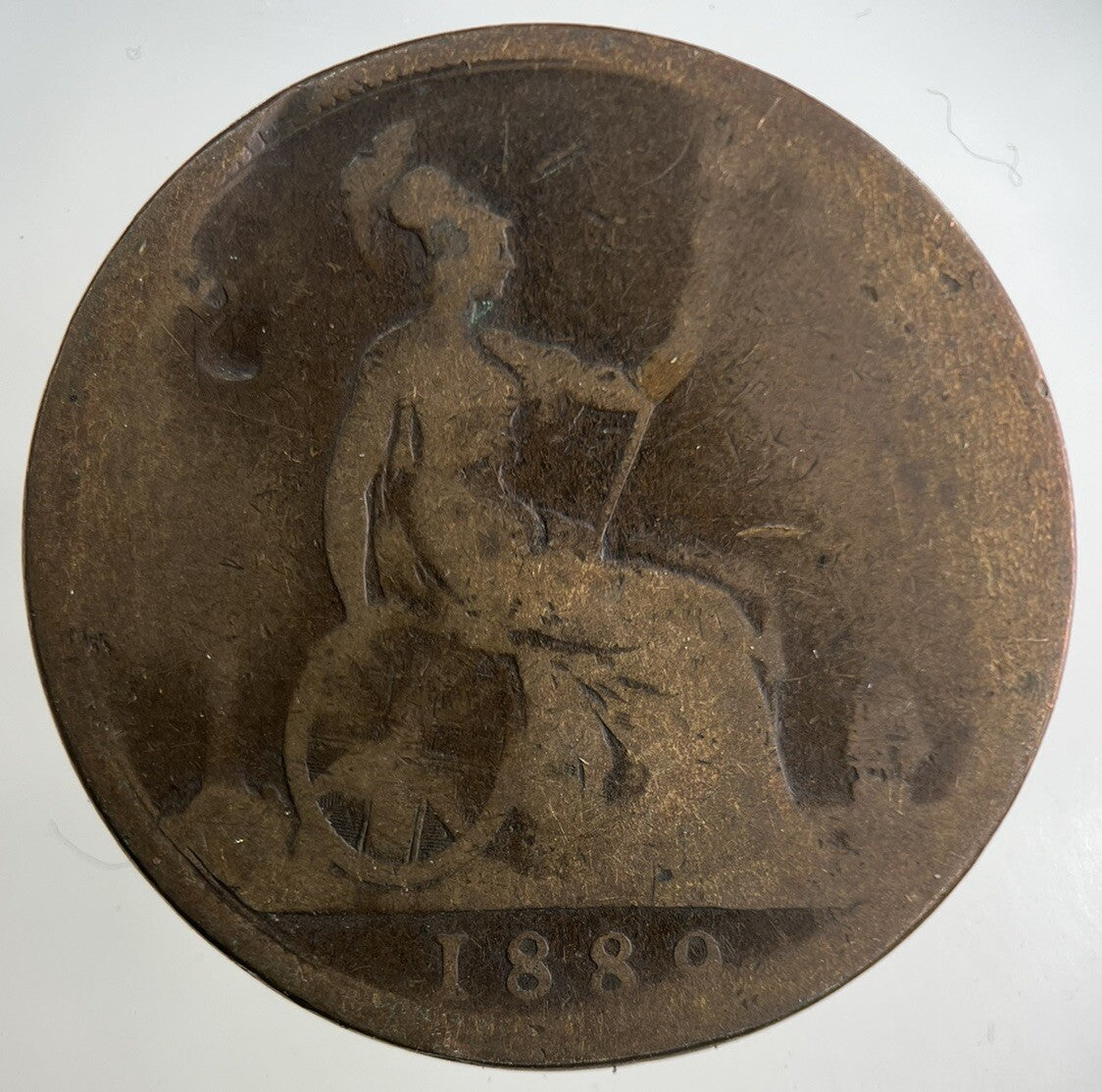 1889 Victoria One Penny Coin | Collectable Grade