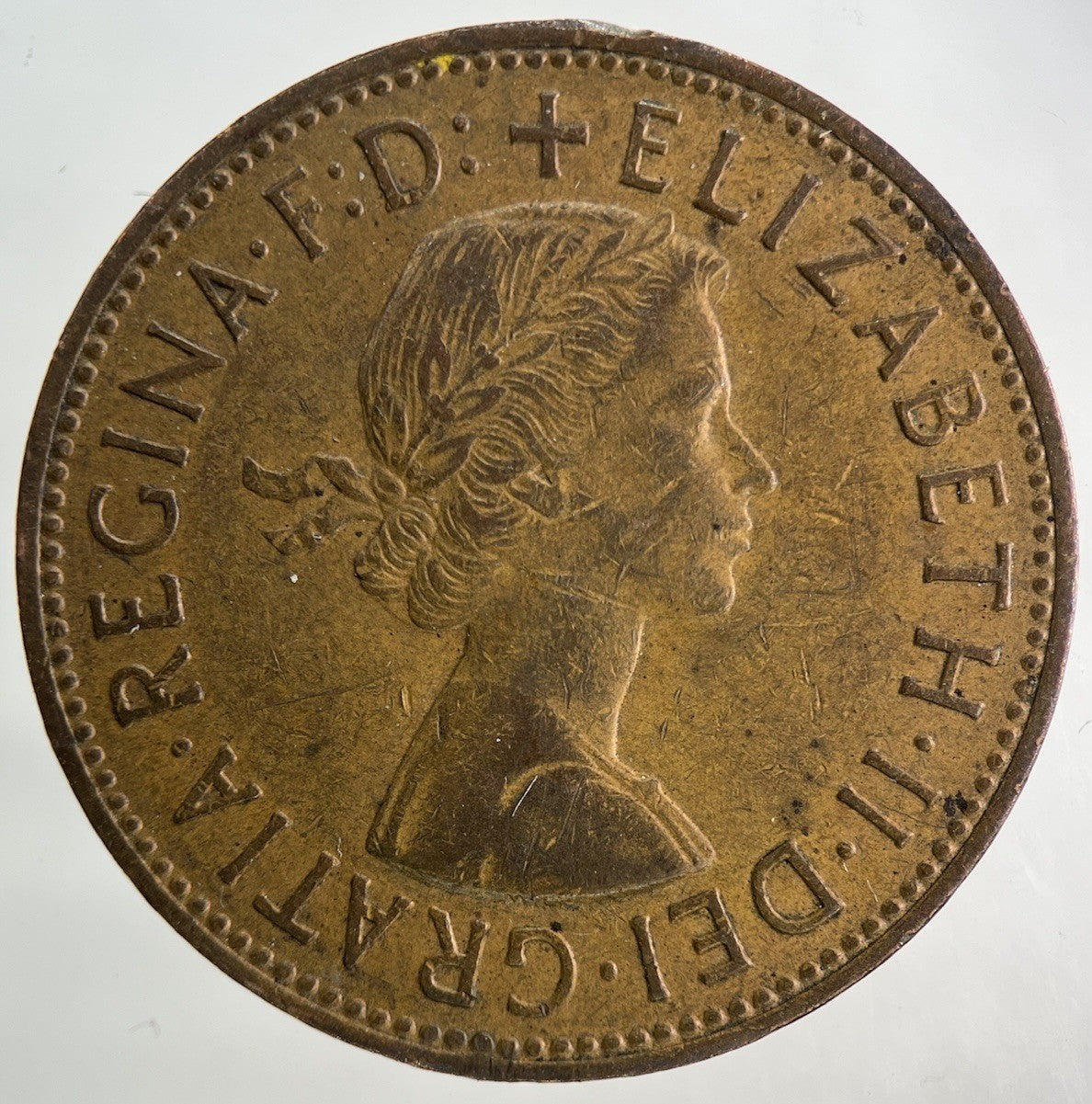 1964 Elizabeth II 2nd One Penny Coin | Fine Collectable Grade