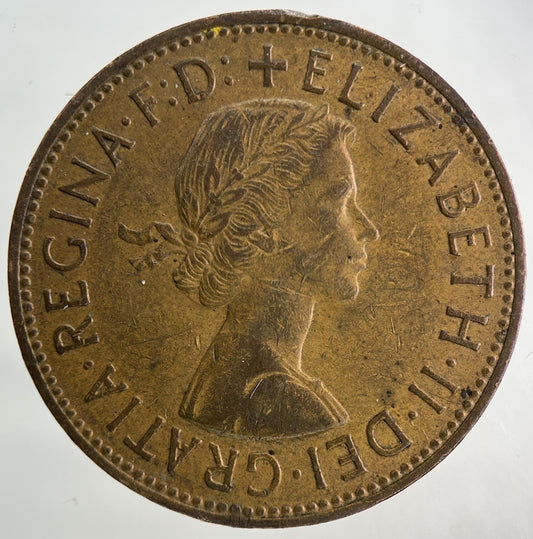 1964 Elizabeth II 2nd One Penny Coin | Fine Collectable Grade