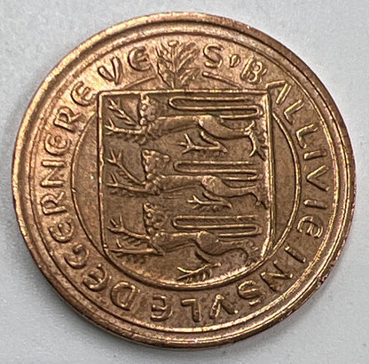 1971 Jersey New 1 One Penny Pence | Copper Coin | Extra Fine Grade | a529