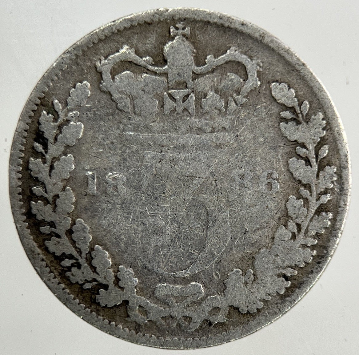 1886 Victoria Threepence Silver Coin | Collectable Grade