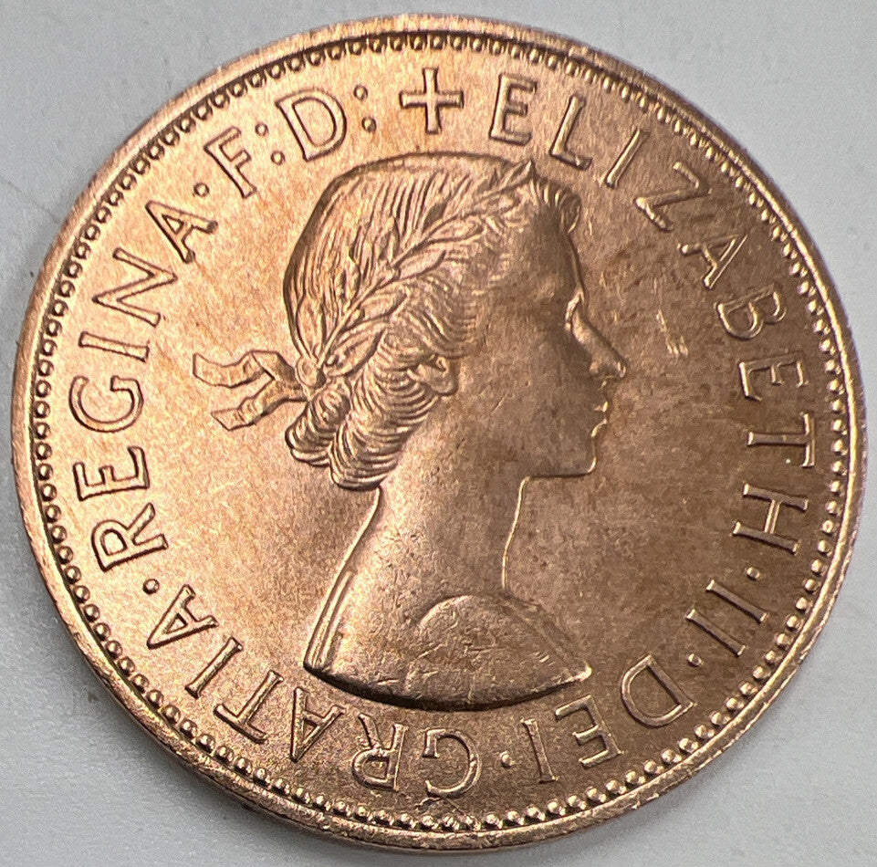 1967 One Penny | British Copper Coin | Extra Fine Grade | a397
