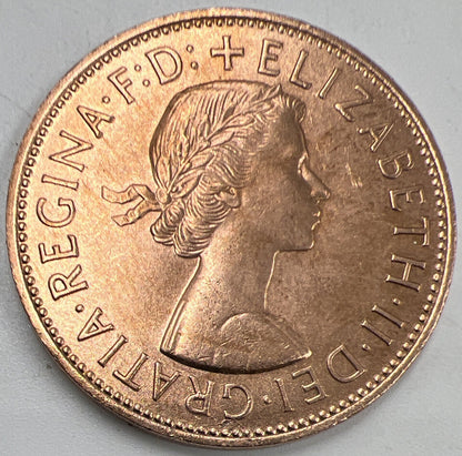 1967 One Penny | British Copper Coin | Extra Fine Grade | a397